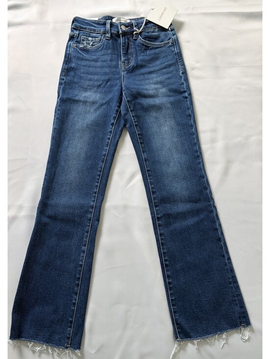 Lovervet Denim - NWT Lovervet Vervet Jeans High Rise Crop Boot Cut Raw Hem Size 24/0
